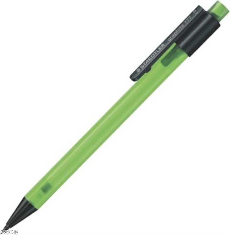 اتود 0.7mm بدنه سبز با پاک‌کن STAEDTLER 77707-5 Graphite