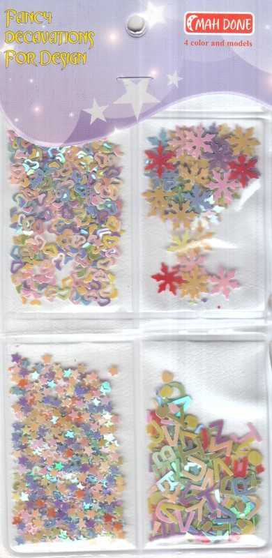 پولک پاستلی 4 عددی M406 ماه‌دونه - 0