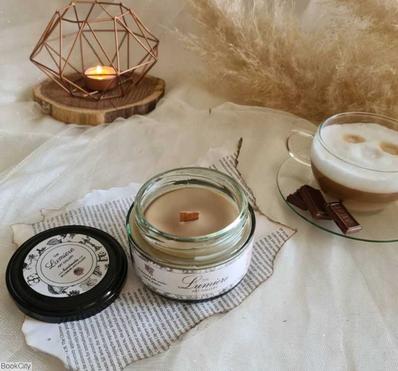 شمع شیشه‌ای بزرگ معطر لومی‌یر - 0