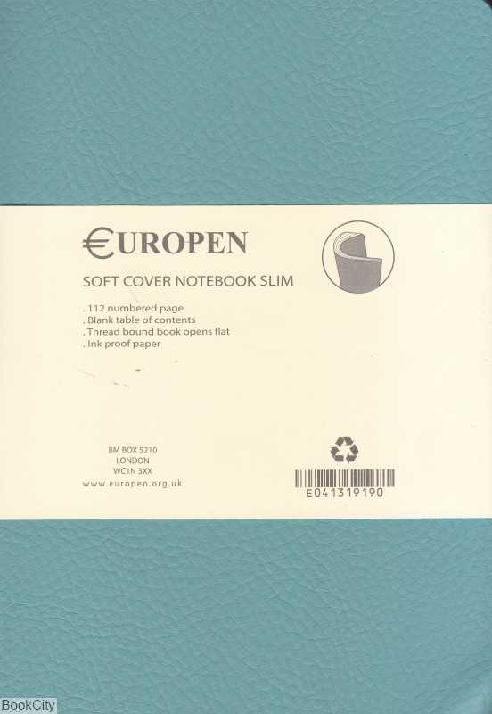 دفتر 60 برگ چرمی رقعی EUROPEN - 0