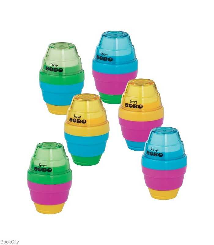 پاک‌کن و تراش مخزن‌دار رنگی Serve P170201 BOBO