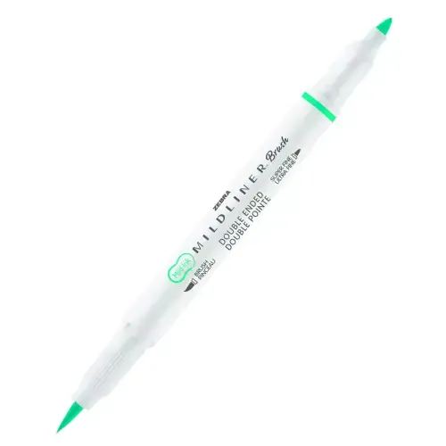 ماژیک طراحی 2 سر ZEBRA Mildliner Blue Green Brush