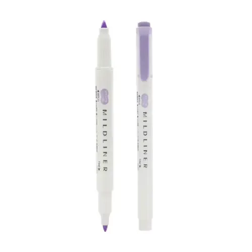 ماژیک طراحی 2 سر ZEBRA Mildliner Violet Brush