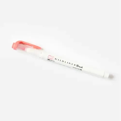 ماژیک طراحی 2 سر ZEBRA Mildliner Coral Pinke Brush