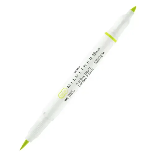 ماژیک طراحی 2 سر ZEBRA Mildliner Citrus Green Brush