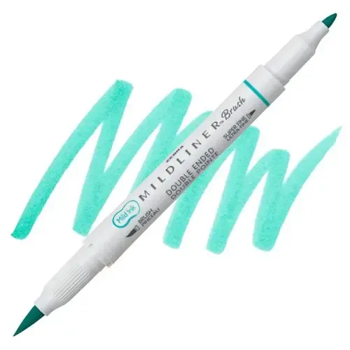 ماژیک طراحی 2 سر ZEBRA Mildliner Summer Green Brush