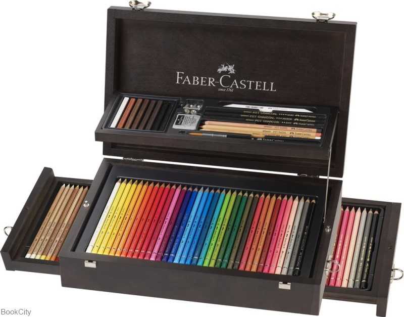 مدادرنگی 108 رنگ چوبی دو طبقه FABER CASTELL 110085 Polychromos ‍‍‍