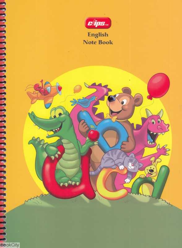 دفتر 4 خط 50 برگ سیمی وزیری Clips 9315 - 0