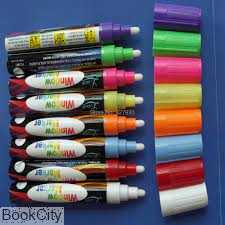 ماژیک شیشه گچی رنگی نوک گرد Le Color FL-001