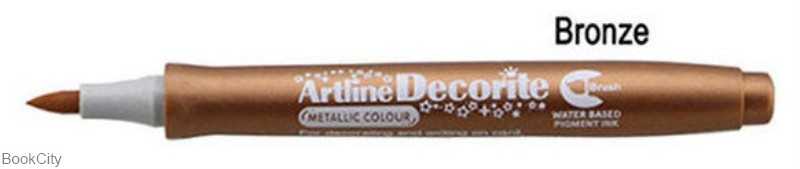 ماژیک طراحی Artline EDFM-F Brush Metallic Bronze