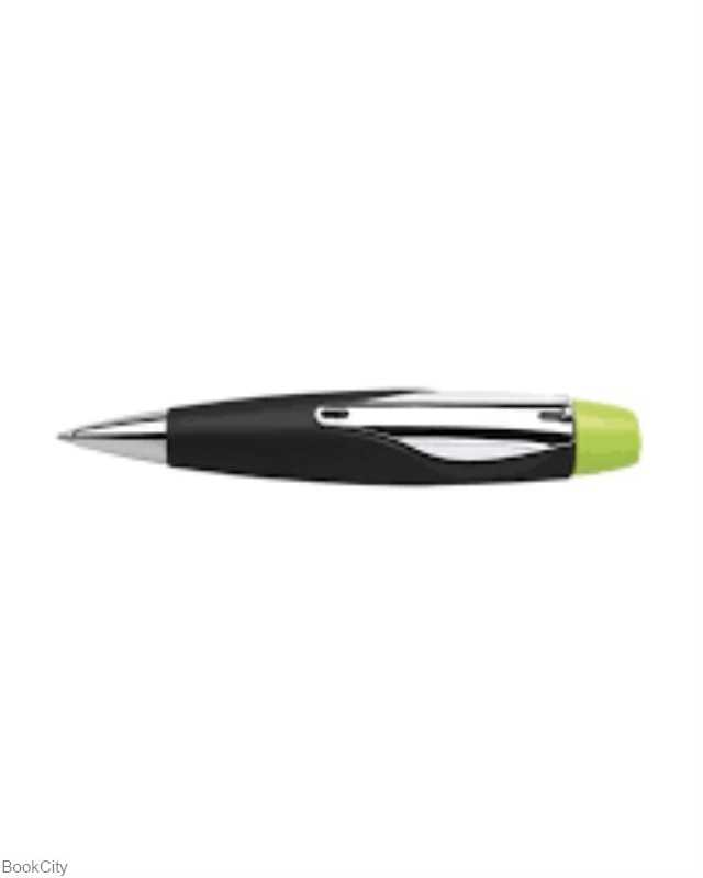 خودکار مشکی بدنه مشکی و سبز Schneider 139211 ID