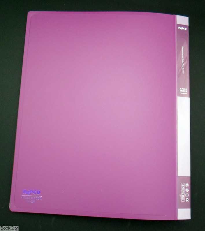 کلاسور 4 حلقه A4 باریک رنگی PAPCO 659 - 0