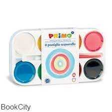 آبرنگ 8 رنگ Primo 093A8T Jumbo