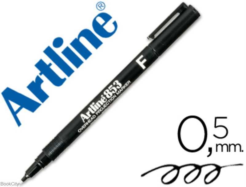 ماژیک CD مشکی Artline EK-853N 0.5mm F