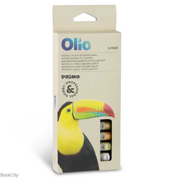 پاستل روغنی 12 رنگ Primo 0802POA12 - 0