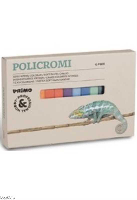 پاستل گچی 12 رنگ Primo 020GC12L