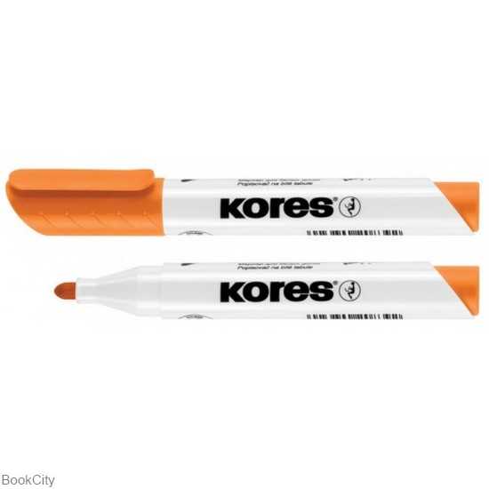ماژیک وایت‌برد نارنجی نوک تخت Kores 20854 XW2