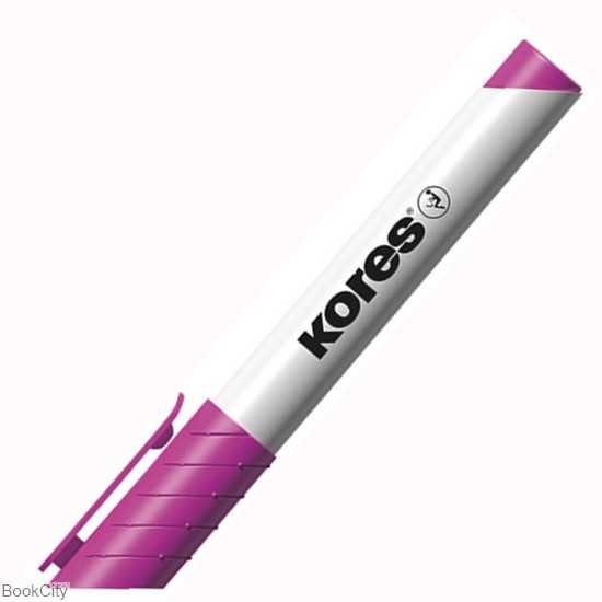 ماژیک وایت‌برد سرخابی نوک تخت Kores 20852 XW2