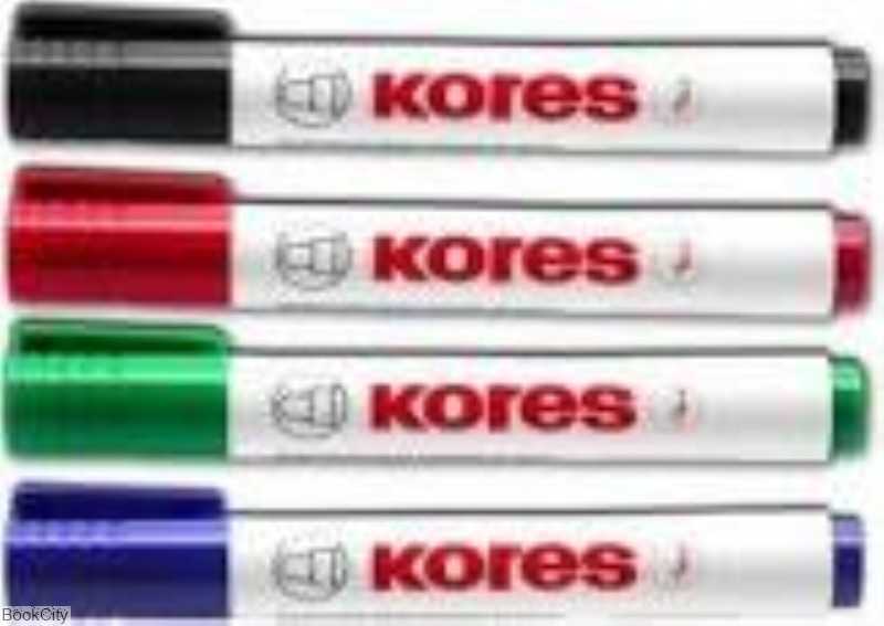 ماژیک وایت‌برد آبی روشن نوک تخت Kores 20859 XW2
