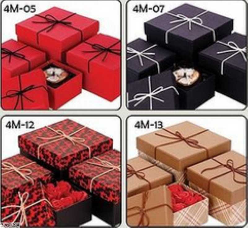 جعبه کادو مربع 4 - 4 سون کارت