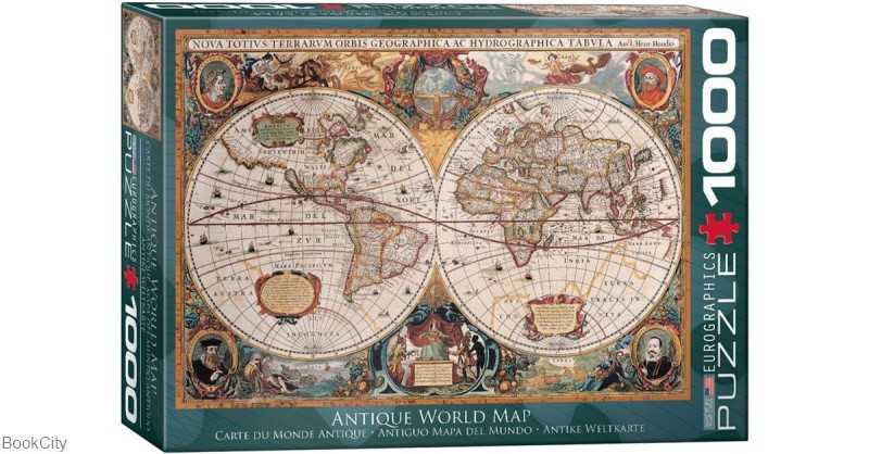 پازل Antique World Map 1000pcs 1997