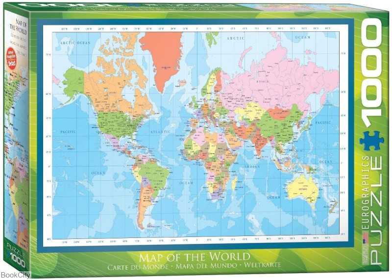 پازل Map of the World 1000pcs 1271
