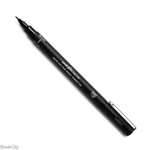 روان‌نویس راپید مشکی Uniball PINBR-200 Brush