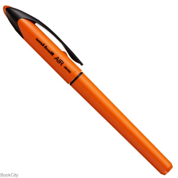 روان‌نویس آبی بدنه نارنجی Uniball UBA-188EL-M Air - 0