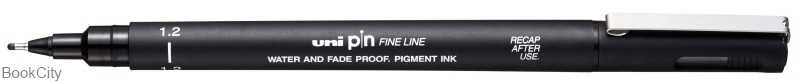 روان‌نویس راپید مشکی 1.2 Uniball PIN12-200