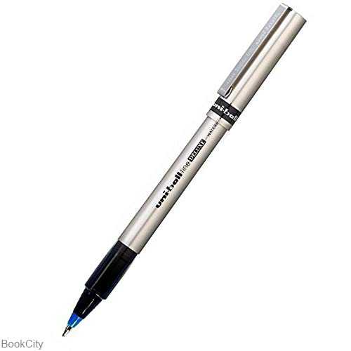 روان‌نویس آبی Uni-Ball UB-177 Deluxe با نوک ظریف، جوهر روان و طراحی کلاسیک، مناسب برای نوشتاری دقیق، پررنگ و حرفه‌ای در استفاده‌ی روزمره.