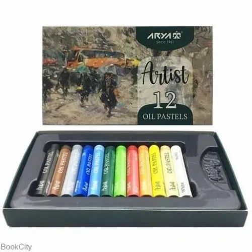 پاستل روغنی 12 رنگ آرتیست 2601 آریا - 0
