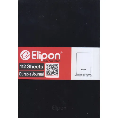 دفتر 112 برگ رقعی شومیز Elipon 284