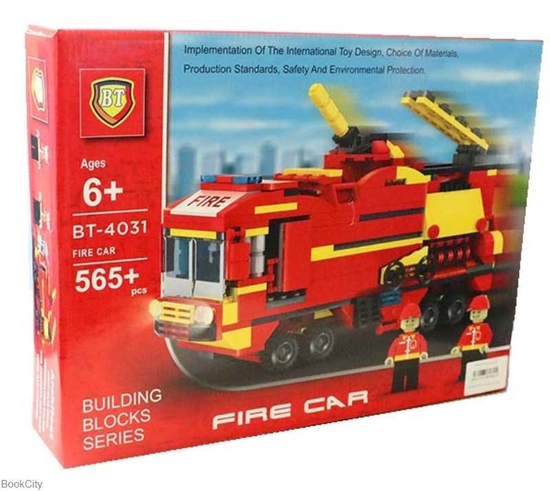 ساختنی ماشین آتش‌نشانی Fire Car BT-4031 565pcs