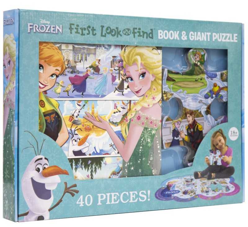 (Frozen (Book and Giant Puzzle