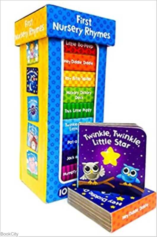 First Nursery Rhymes - 10 Book Tower