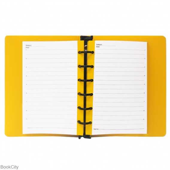 کلاسور 6 حلقه 120 برگ جیبی PAPCO NB-638 - 0