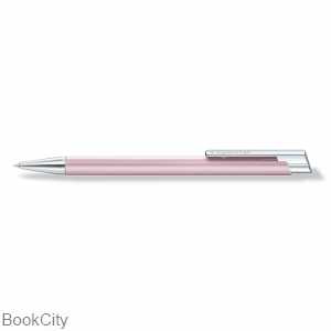 خودکار آبی فشاری بدنه صورتی STAEDTLER 42125-21 Elance