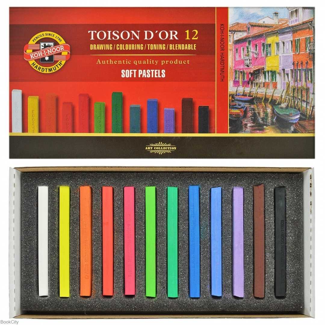 پاستل گچی 12 رنگ Koh-i-Noor 8582