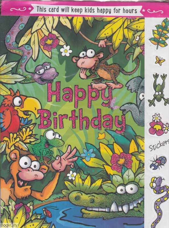Happy Birthday Card Postal Animal