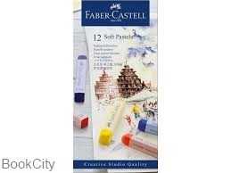 پاستل گچی 12 رنگ کامل FABER CASTELL 128312