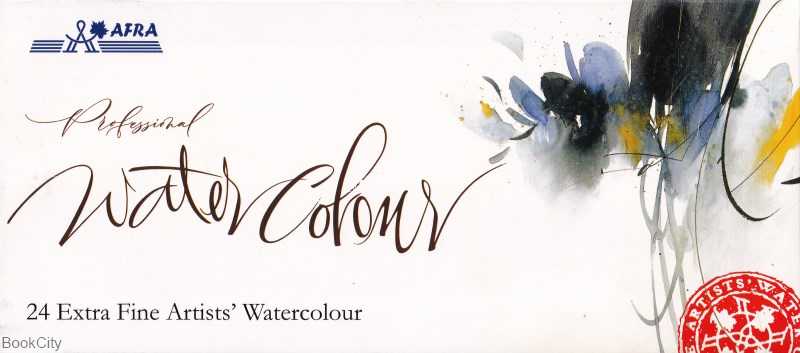 آبرنگ قرصی 24 رنگ AFRA - 0