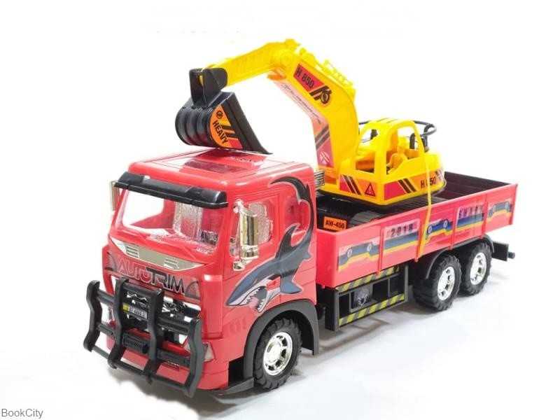 کامیون حمل بیل مکانیکی DORJ TOY