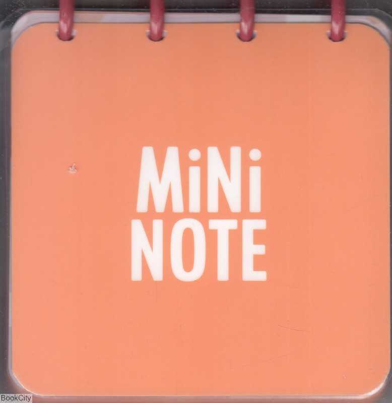 یادداشت Mini Note تک رنگ خشتی دکمه‌ای آبرنگ