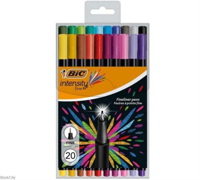 روان‌نویس 20 رنگ نوک نمدی BiC