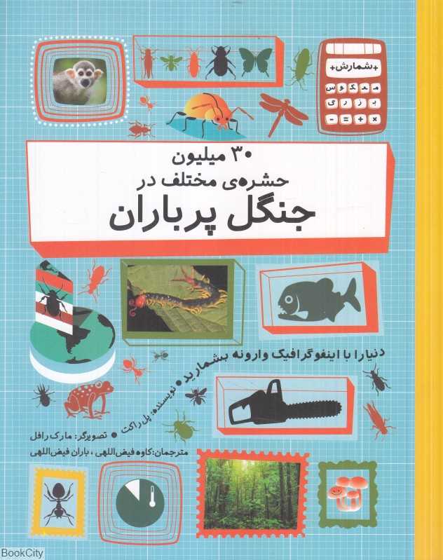 30 میلیون حشره مختلف در جنگل پرباران (تصویرگر مارک رافل)