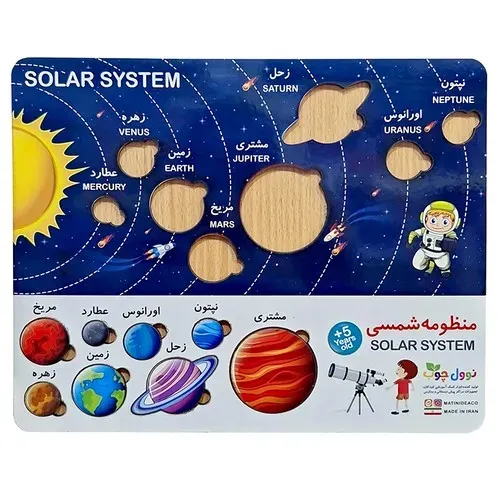 کیت آموزشی سیارات منظومه شمسی نوول چوب