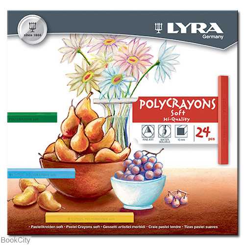 پاستل گچی 24 رنگ LYRA 5651240