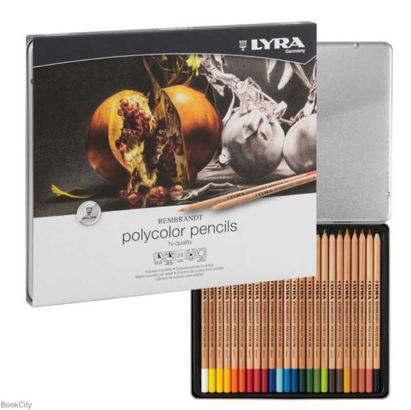 مدادرنگی 24 رنگ LYRA 2001240 Polycolor