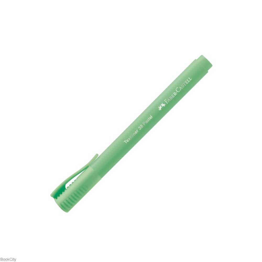 ماژیک های‌لایت سبز پاستلی اسلیم FABER CASTELL 158231 38 - 0