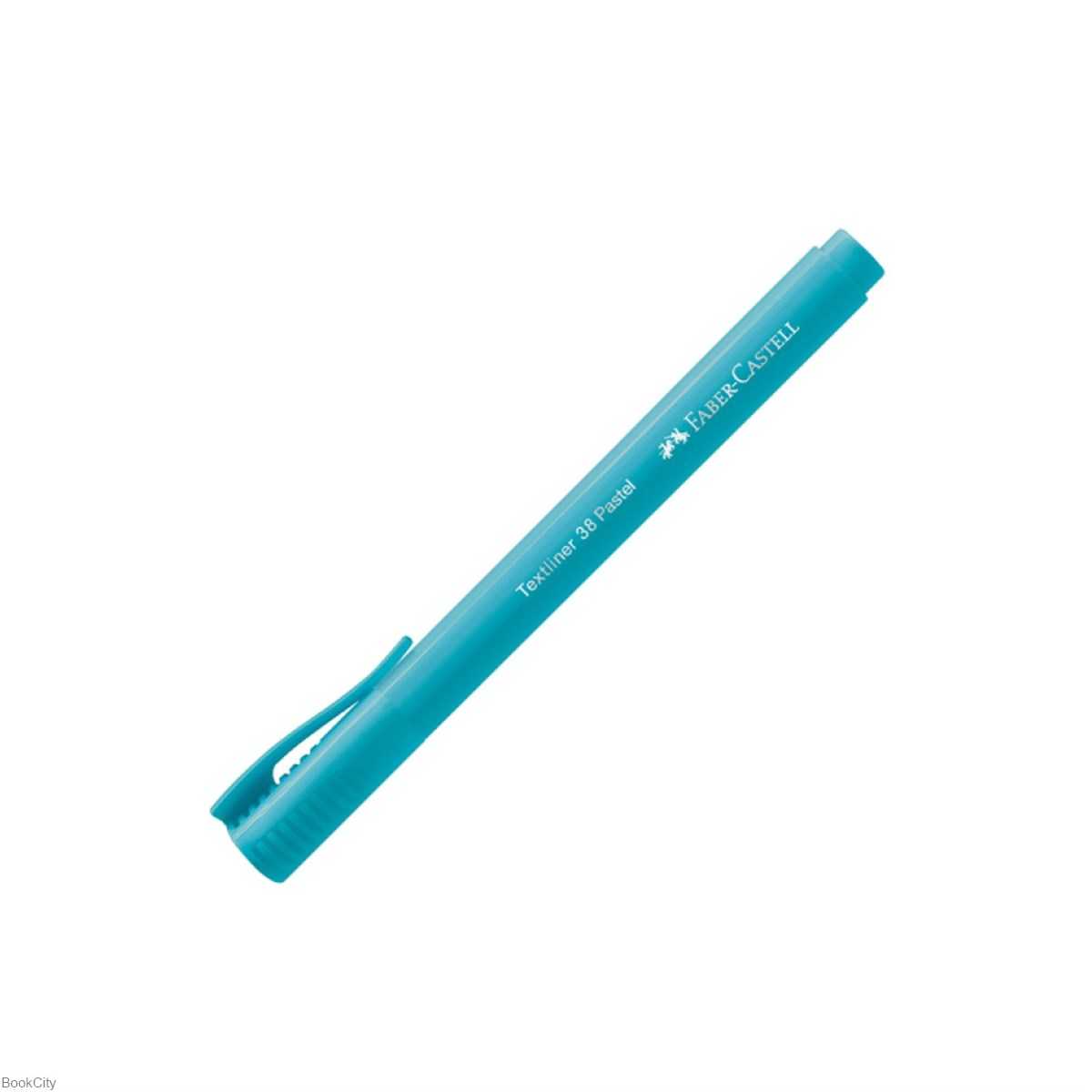 ماژیک های‌لایت آبی پاستلی اسلیم FABER CASTELL 158230 38